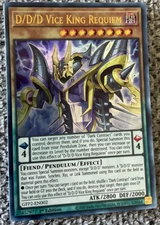 Yugioh! D/D/D Vice King Requiem - GFP2-EN002 - Ultra Rare - 1st Edition Near Min