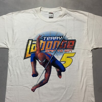 Vintage Nascar Spiderman Terry Labonte Marvel Comic T Shirt
