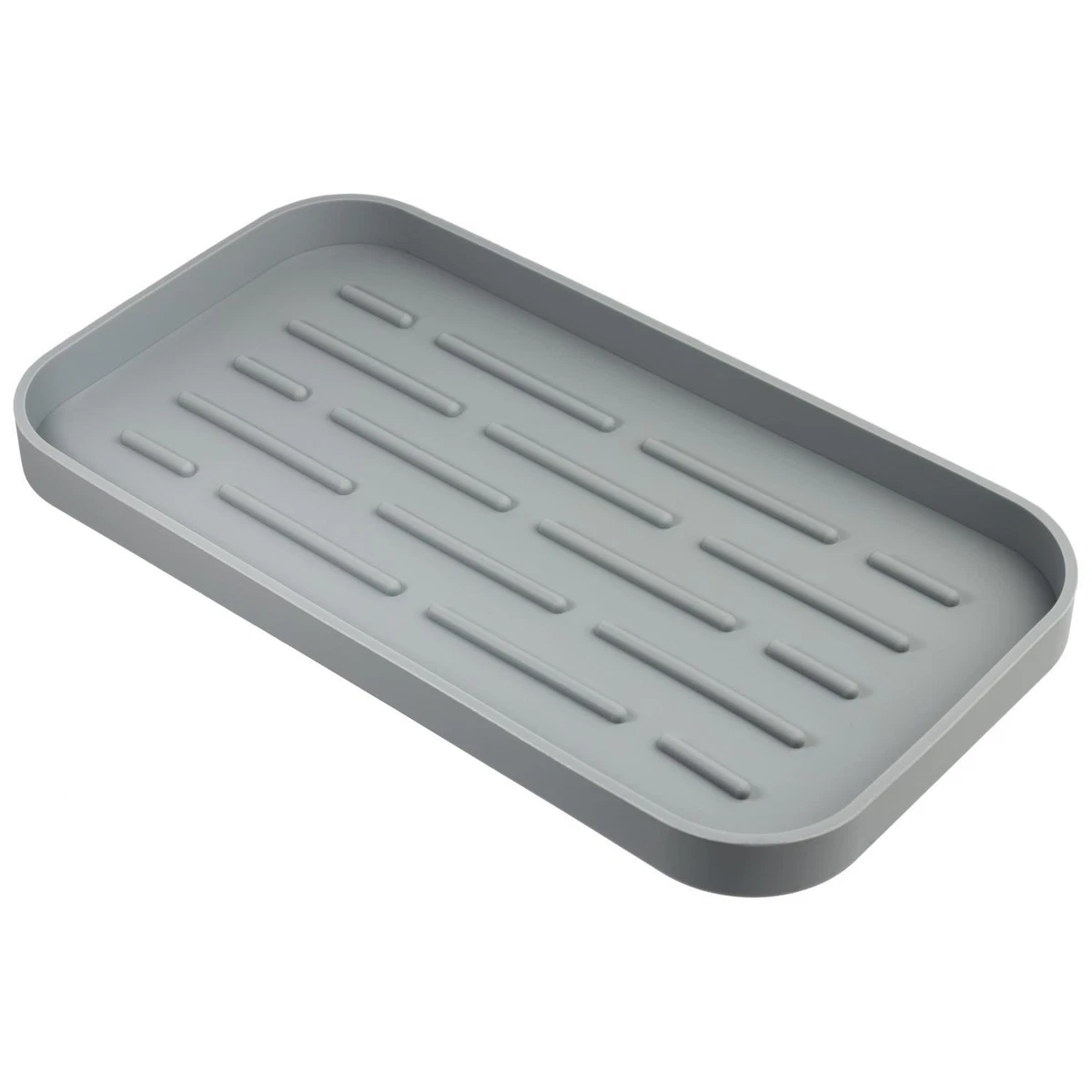 Silicone Kitchen Bathroom Sink Tray Organiser Sponge Holder Caddy