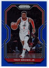 Troy Brown Jr 2020-21 Panini Prizm Blue /199 #127 Wizards