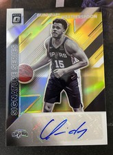 2019-20 Donruss Optic Sig Series Gold #QWT Quindarry Weatherspoon RC Auto /10