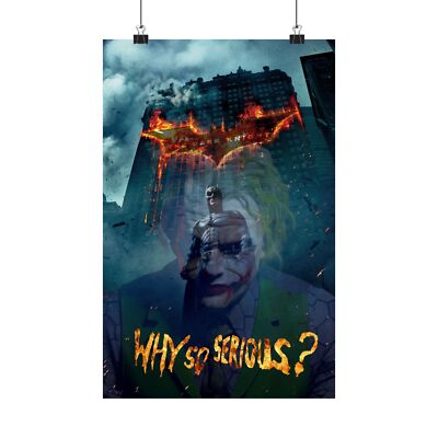 The Dark Knight - Batman / Joker - Christian Bale / Heath Ledger - Movie Poster