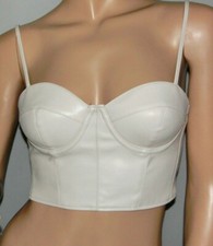 Bustier Träger Crop Top BH Bauchfrei Kunst-L...