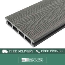 ⚡️SALE⚡️DEEP EMBOSSED COMPOSITE DECKING 3.6M⚡️FREE FIXINGS & DELIVERY INCLUDED