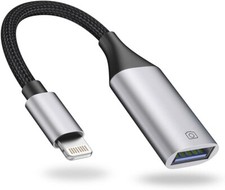 IVSHOWCO Lightning to USB Camera Adapter Apple Mfi Certified , /Ipad to USB