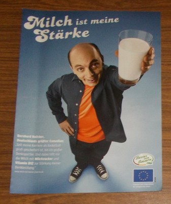 Seltene Werbung CMA - Milch ist meine Stärke - Bernhard Hoëcker 2008