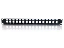 C2G Blank Keystone/Multimedia Patch Panel 16-Port 1U