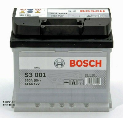 Bosch Starterbatterie S3 12V 41Ah   0092S30010  S3 001