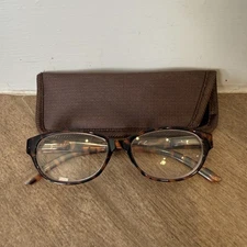 Kerecsen Reading Glasses +2.25 Tortoise Shell Unisex With Brown Soft Case