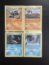 Pokemon XY Furious Fists Fossil 4-Card Lot (Tyrunt, Tyrantrum, Amaura, Aurorus)