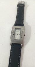 Orologio da Polso Donna Gucci Vintage Quarzo Rettangolare Acciaio Funzionante