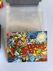 Solomon's Key 2 (1993) Nintendo NES Complete Fire 'n Ice TECMO NES-K2-ESP