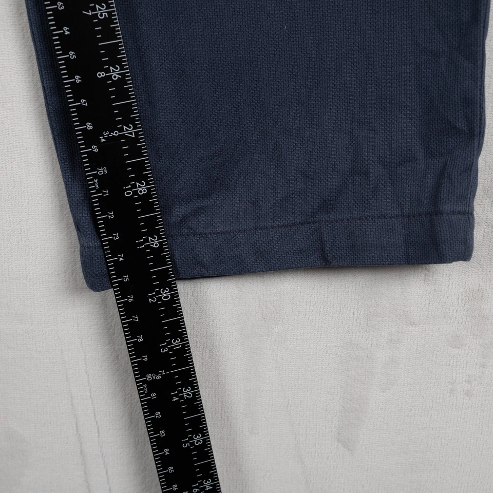 Pantalones de vestir chinos Loro Piana para hombre algodón elastano azul frente plano talla 52 Italia Foto 4 de 4