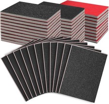 27 Pcs Sanding Sponge Pads, 120-3000 Grit Sandpaper Assortment, Wet Dry Washable