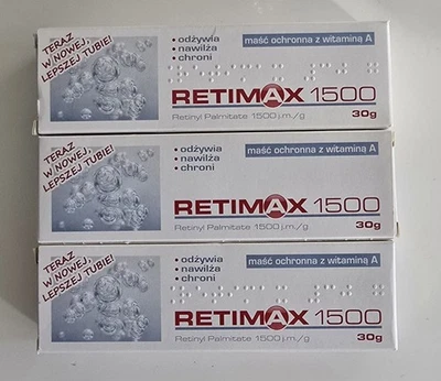 RETIMAX 3x 1500 Vitamin A Retinol Protective Ointment Anti-Ageing Anti-Wrinkles Cream