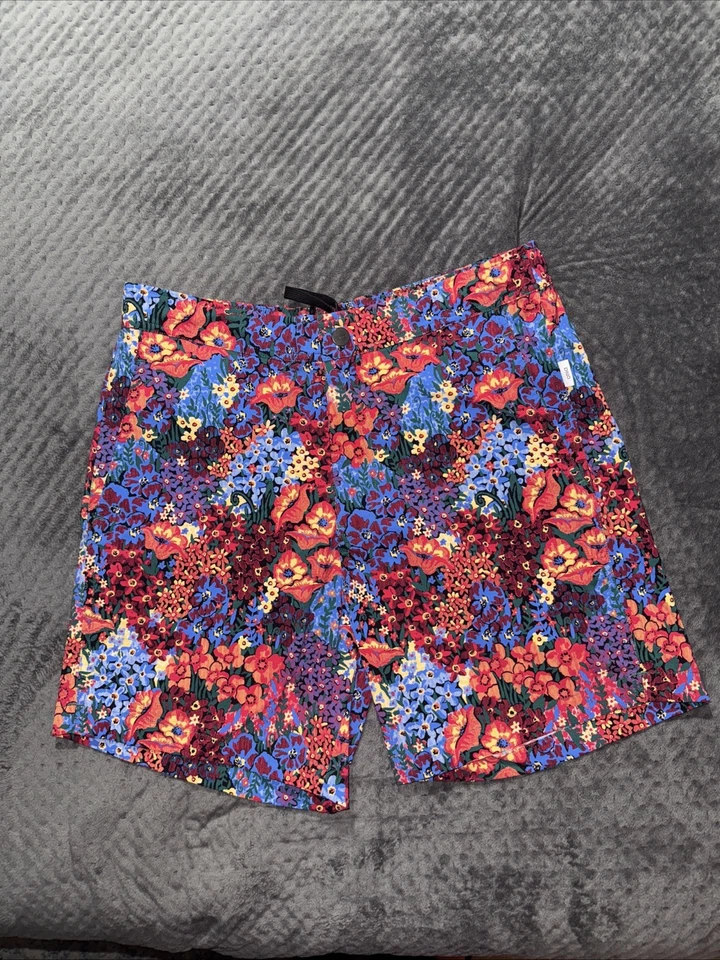 Herren Onia The Calder Tropical Badehose Größe 32 Medium Blumenmuster Mehrfarbig