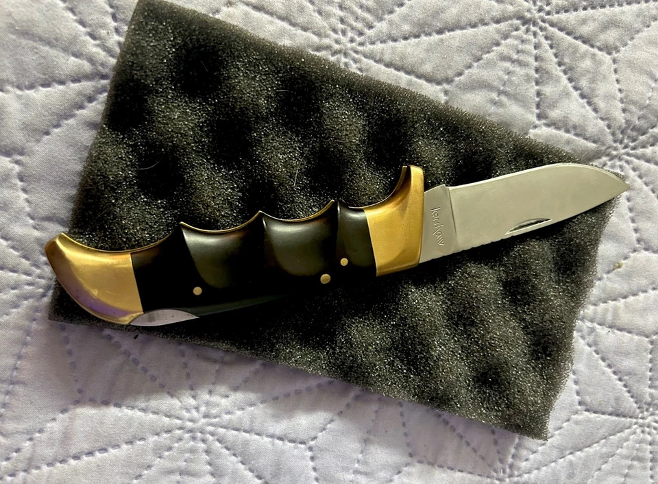 Faca dobrável com bainha Kershaw 1050 por Kai Japão vintage - Imagem 3 de 4