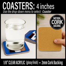 Dutch Bros Coffee Acrylic Christmas Ornament Iced Coffee Latte Drink Gift 222