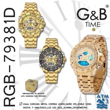 G&B Digital Watch LCD Display Wristwatch Colo...