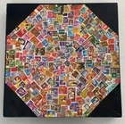 Vtg Springbok Puzzle Postage Paid 500+pc 100% Complete Octagon Stamps 70s 80s