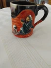 Antique Japanese Sumida Gawa Figural Mug / Cup Signed,