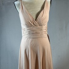 jjs House Dress Size 10 Long Length Color Pearl Pink Sleeveless NWT