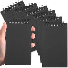 6 Pcs Pocket Notebook Bulk Small 3x5 Inch Spiral Notepads Mini Top Bound Note...