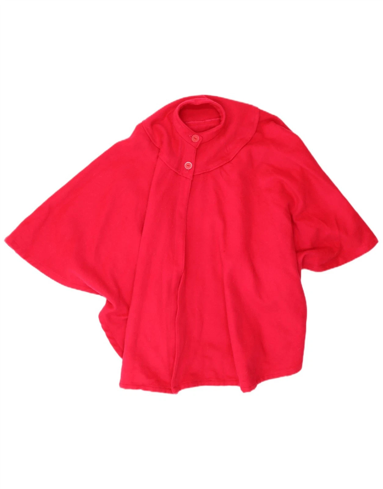 Vintage Womens Poncho Coat One Size Pink CM03