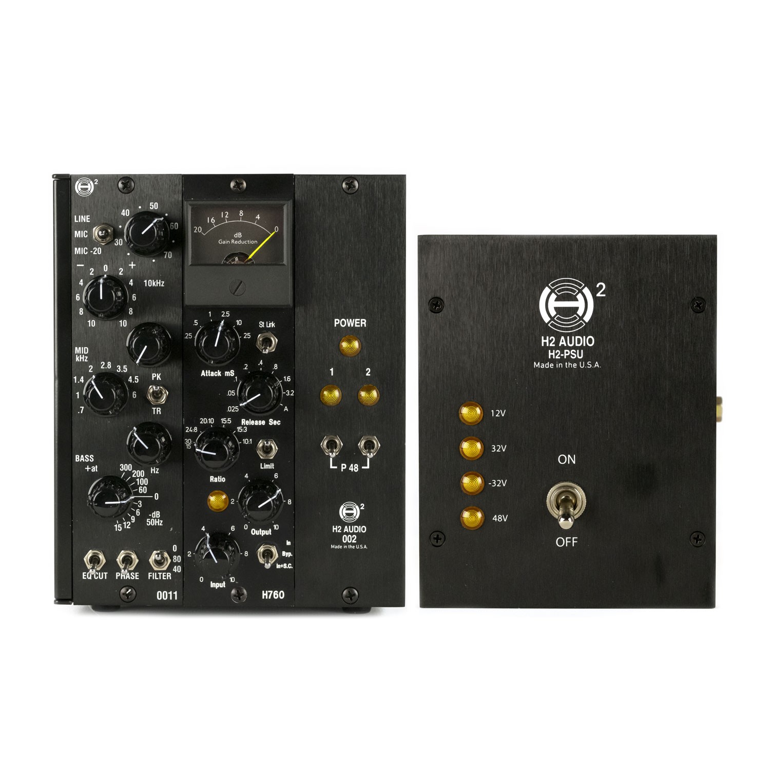 H2 Audio Helios 002 2-канальная стойка серии 0011 с блоком питания (Демонстрационная версия)