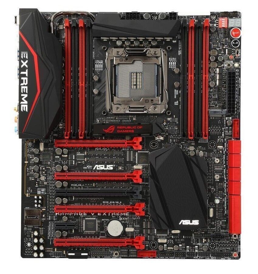 ASUS RAMPAGE V EXTREME/U3.1 motherboard X99 DDR4 LGA2011-3 Core i7