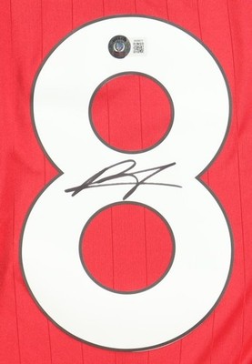 Bruno Fernandes Signed Manchester United Adidas Soccer Jersey
