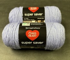 Red Heart Super Saver Light Jasmine, 2 Pack, 7 oz , 4 Ply Acrylic