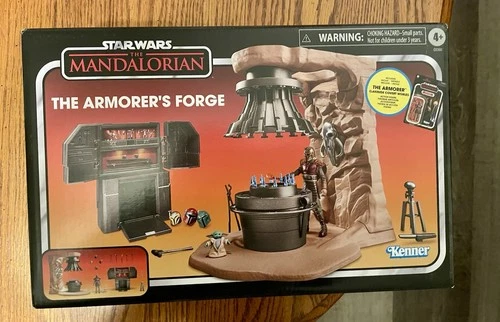 Disney STAR WARS The Vintage Collection The Armorer’s Forge Playset MANDALORIAN