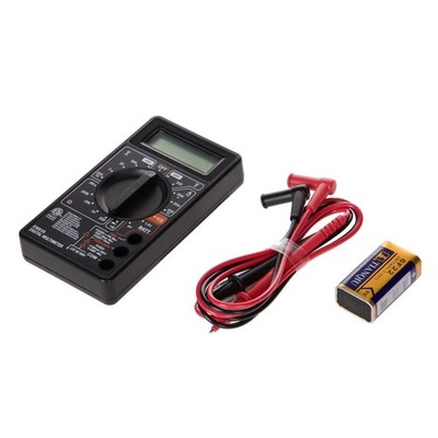 Digital Multimeter 3.5 Digit LCD Display AC DC Voltage Tester Continuity Diode