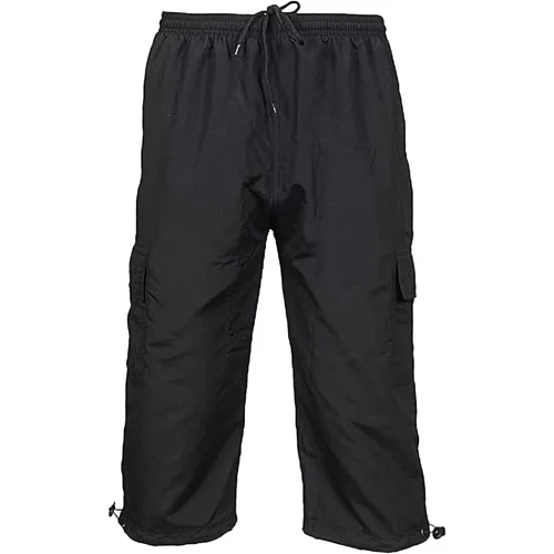 Mens 3/4 Shorts Trousers Mesh Lined Cargo Pocket Joggers Gym Sports Wear Running