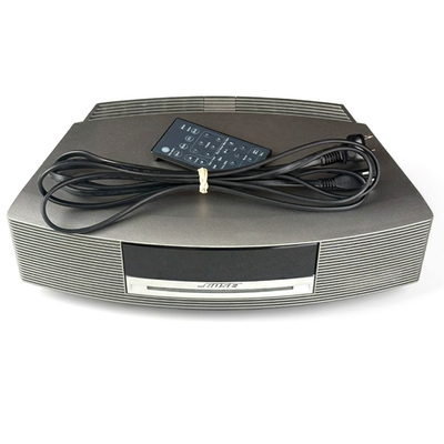 Bose Wave Music System Titanium Silver CD Player & Radio w/ Remote