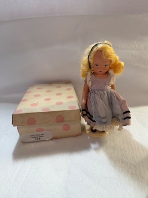 Storybook Compo Doll Jointed at hips, 119 Alice thru the Looking Glass Box