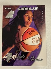 1997 Pinnacle Inside WNBA Lisa Leslie Rookie/RC Style & Grace #73 Sparks
