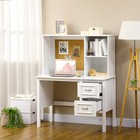 Computer Desk with Drawers & Shelves, Office Desk with Storage