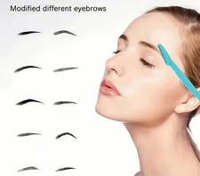 12-Pack Exfoliating Dermaplaning and Eyebrow Razor Tool for Men/Women Multicolor