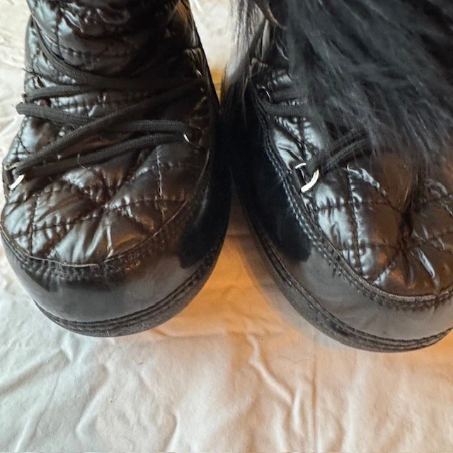 Botas Dior by John Galliano y2k Vintage Piel Negra Luna Para Mujer Talla 36-38 Foto 3 de 4