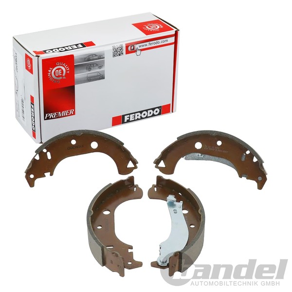 Ferodo Bremsbackensatz 229Mm Passend FüR Cadillac CTS Fiat Doblo Strada | FSB604-image