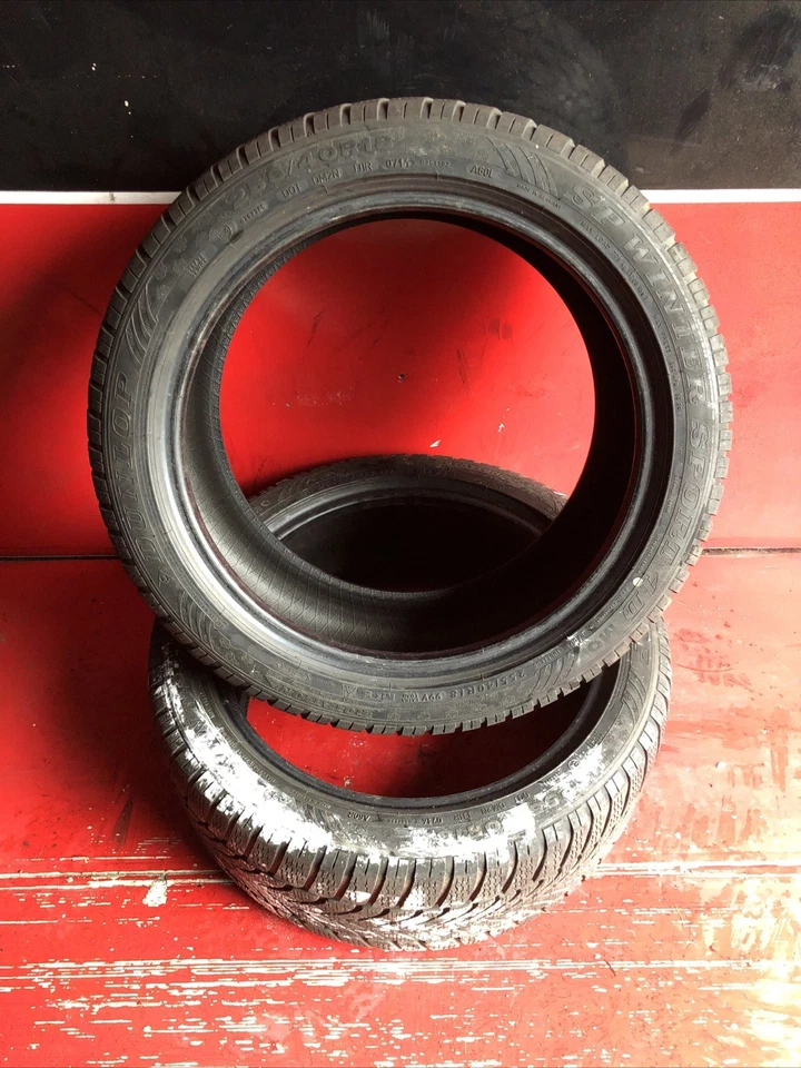 255 40 18 Dunlop Sp Winter Sport 4d 99v 6mm Tread - Image 2 of 2
