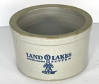 Red Wing Stoneware Land O Lakes Sweet Cream Butter Crock 75th Anniversary 1996