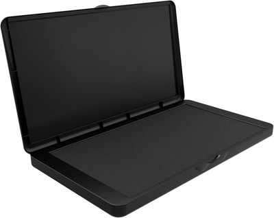 Large Stamp Pad, 6.1 X 3.4 Inch Black Ink Pad Premium Quality Felt Pad Rubber St