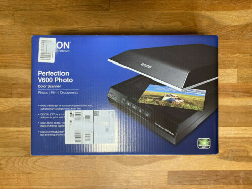 Epson Perfection V600 Foto-Farbscanner, 6400 x 9600 dpi, schwarz BRANDNEU - Bild 1 von 1