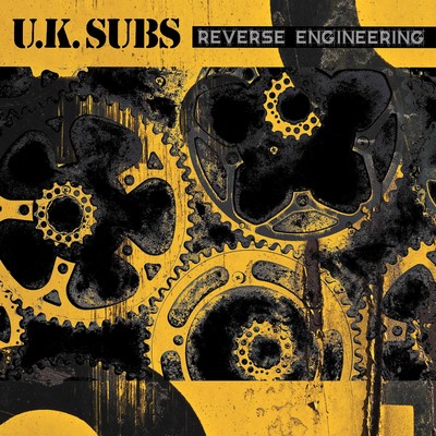 UK Subs Reverse Engineering - Yellow/black Splatter (Vinyl)