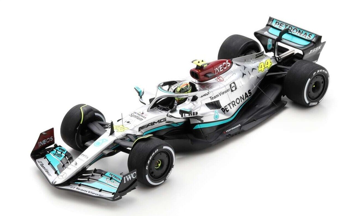 1/18 スパーク Mercedes W13 44 Lewis Hamilton Spark 1:18 Lewis Hamilton F1 Mercedes AMG W13 #44 French GP