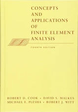 Concepts and Applications of Finite Element Ana, Cook, Malkus, Plesha, W HB+=