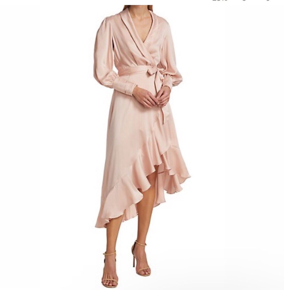 Olivia Wrap Blouse in Latte Olivia Wrap Blouse in Latte